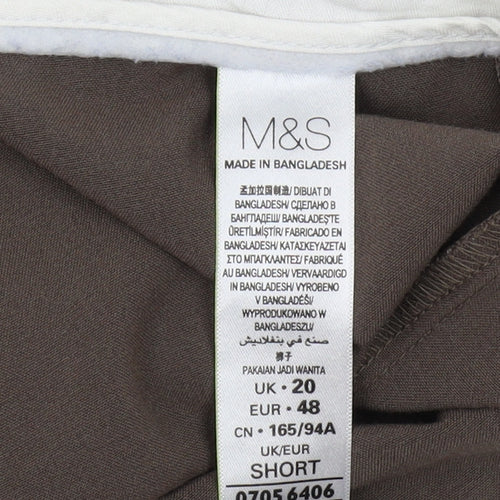 Marks & Spencer Women's Brown Dress Pants Size 20