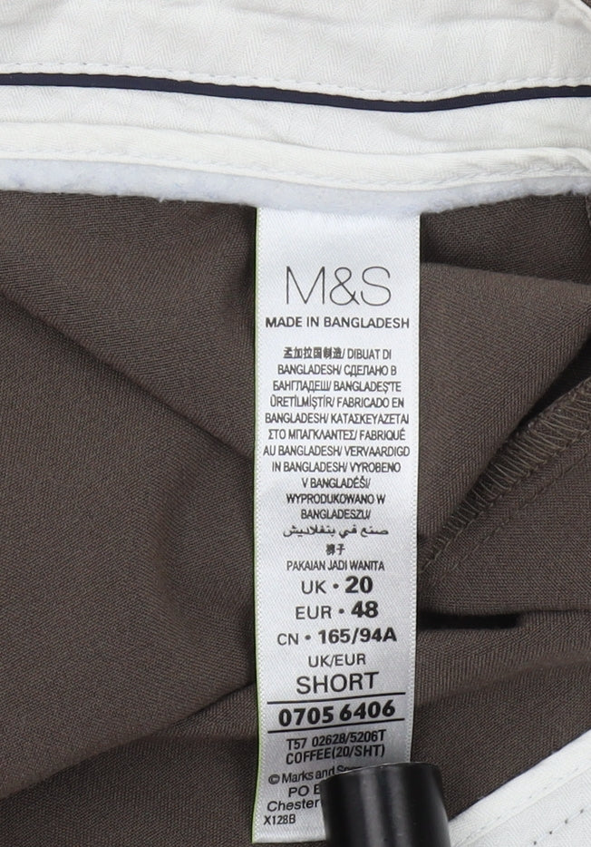 Marks & Spencer Women's Brown Dress Pants Size 20