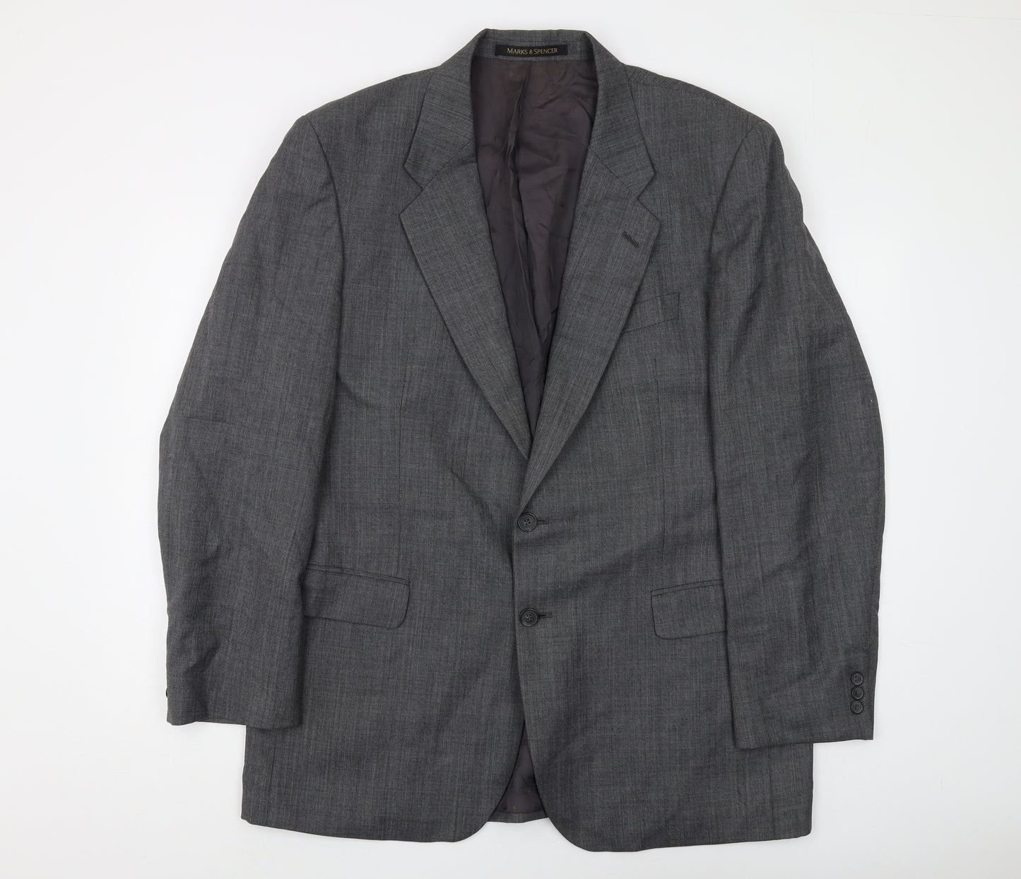 Marks and Spencer Men's Grey Blazer Size 44L