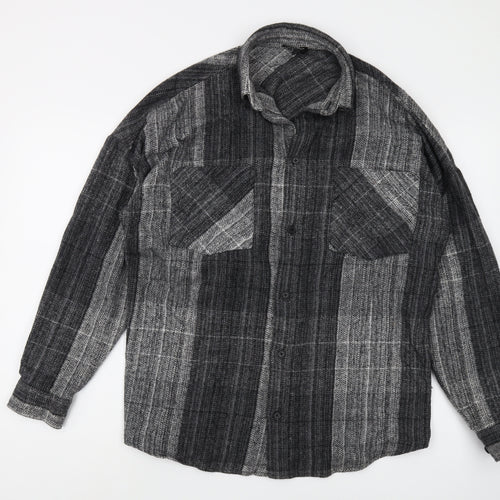 BoohooMAN Men's Multicoloured Plaid Shirt