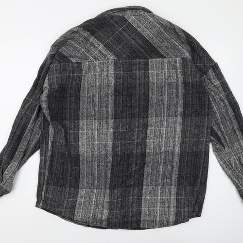 BoohooMAN Men's Multicoloured Plaid Shirt