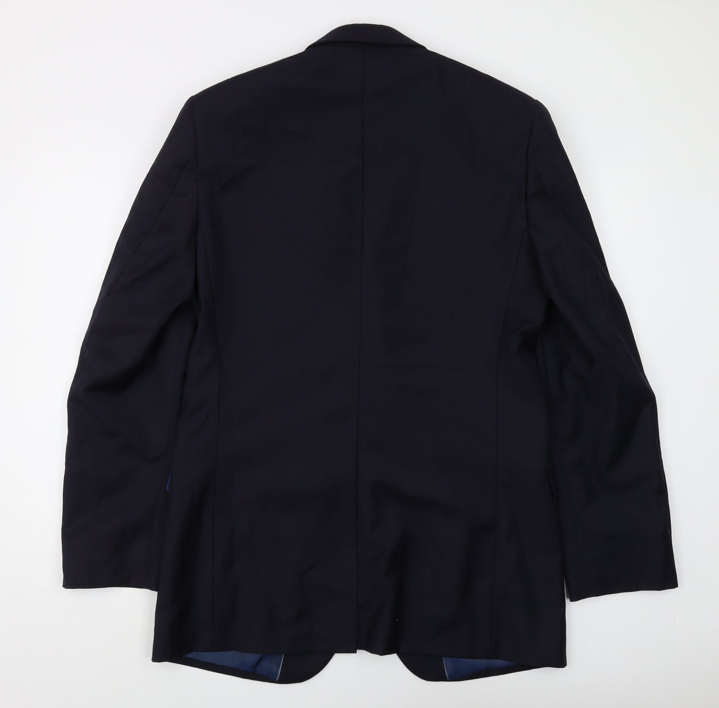 Marks and Spencer Men's Blue Long Blazer Size 40L