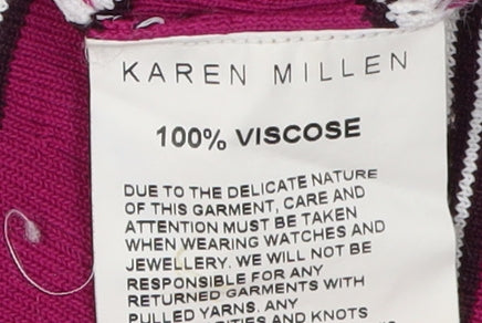 Karen Millen Women's Multicoloured Mini Dress