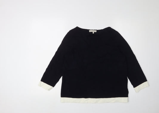 Hobbs Women's Black Pullover Jumper Size S