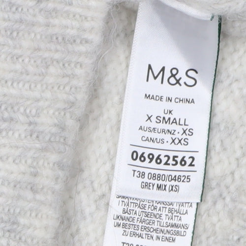 Marks and Spencer Women's Grey XS Sequin Pullover Jumper