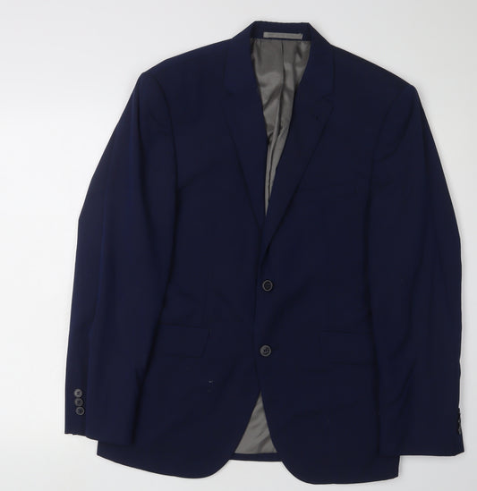 Taylor & Wright Men's Blue Suit Jacket, Size 40S