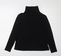 Avenue Women's Black High Neck Blouse Size 14 Long Sleeve