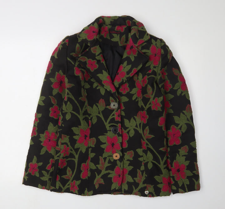 Joe Browns Women's Floral Blazer, Black/Multi, Size 8 Regular