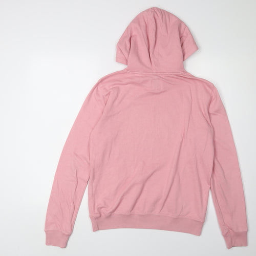 Jack Wills Women's Pink Pullover Hoodie, Size 8