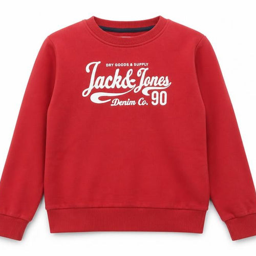 Jack & Jones Boys Red Pullover Sweatshirt, 11-12 Years