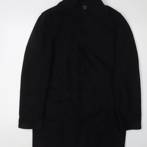Marks and Spencer Men's Black Overcoat Size S
