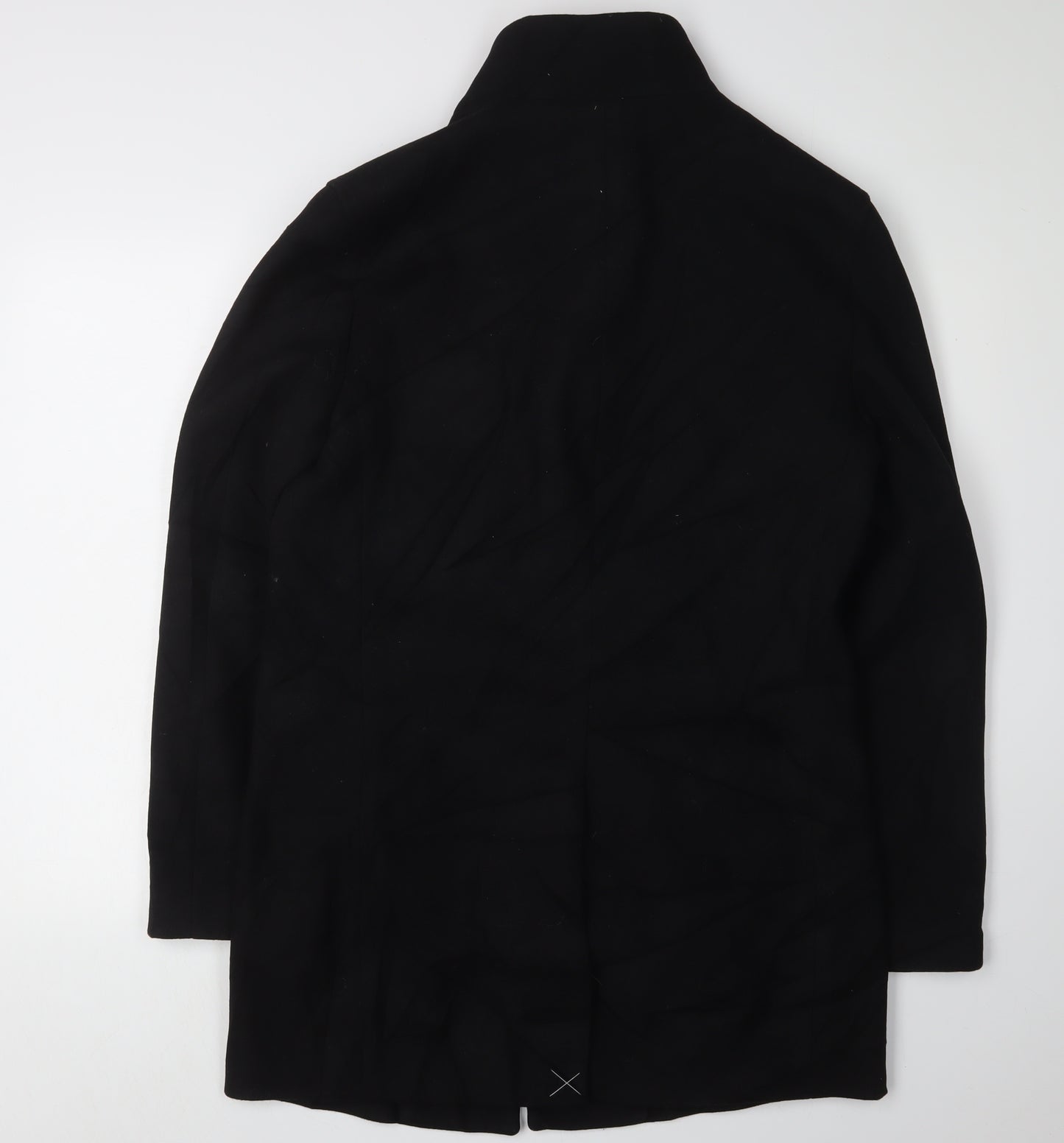 Marks and Spencer Men's Black Overcoat Size S