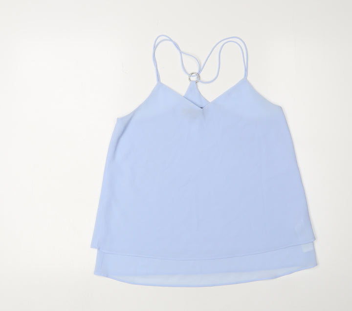 New Look Women's Blue Camisole Tank Top, Size 8