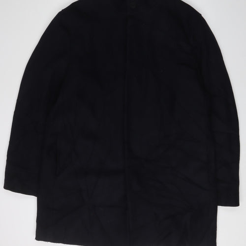 Marks and Spencer Men's Black Overcoat XL