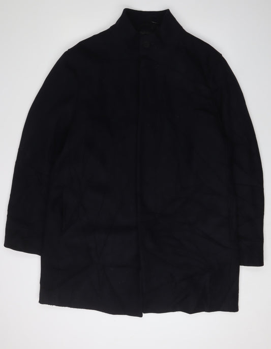 Marks and Spencer Men's Black Overcoat XL