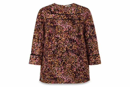 Front view of Baukjen Women's Multicoloured Animal Print Shift Dress, size 14