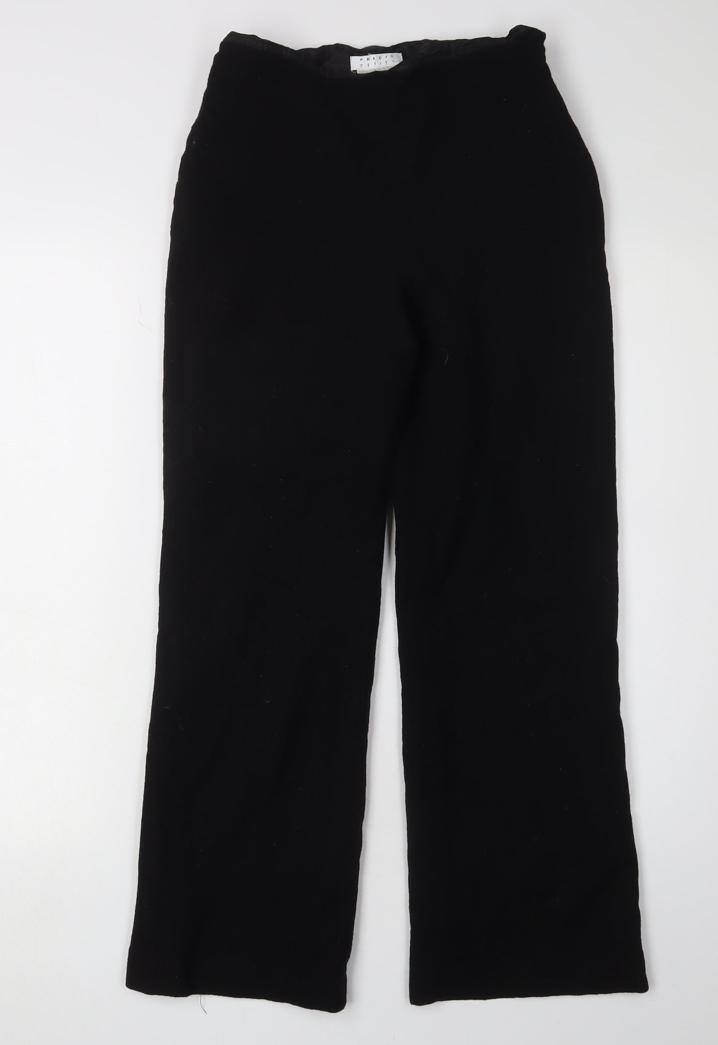 Precis Petite Women's Black Wool Trousers Size 10