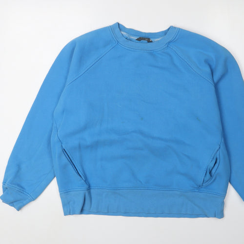 Marks and Spencer Women's Blue Size 14 Pullover Sweatshirt