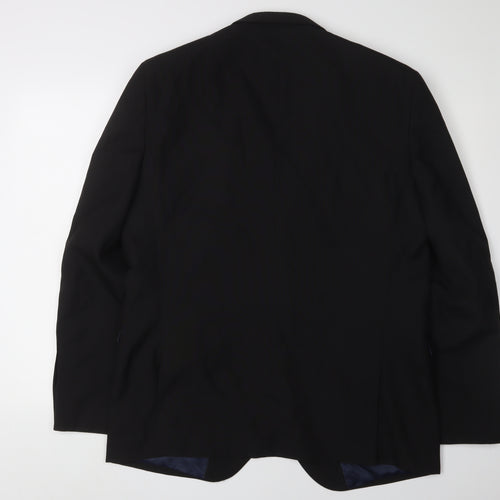 Next Men's Black Blazer - Regular Fit 44R