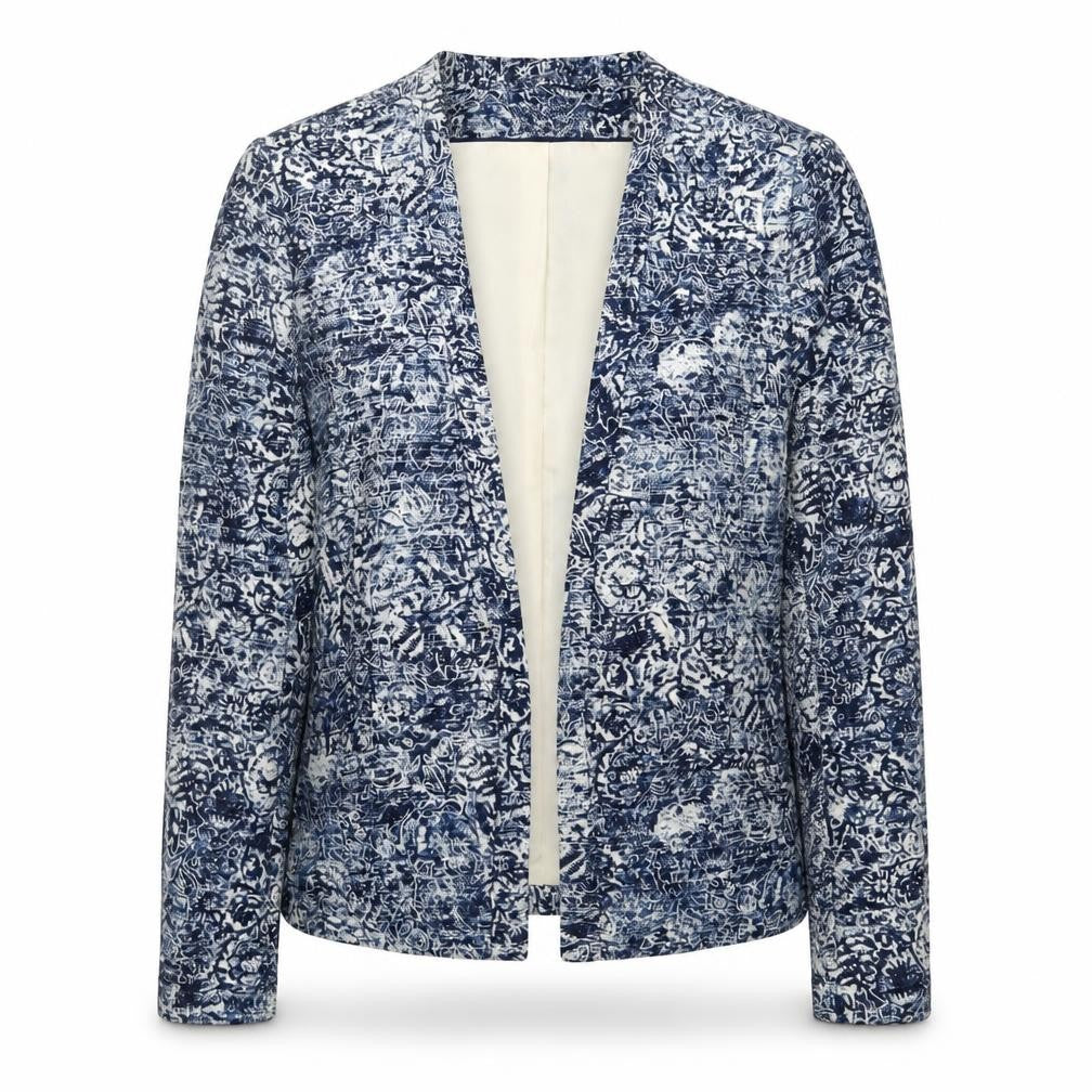 Front view of H&M Women’s Blue Jacket, size UK 10