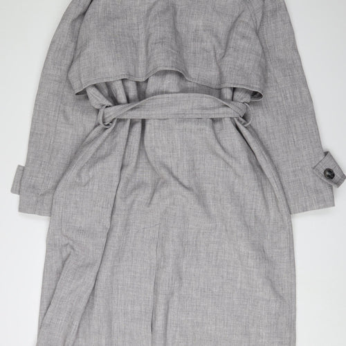 Next Women's Grey Trench Coat, Size 20, Belted