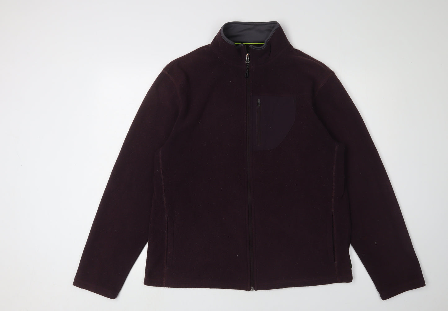 Marks and Spencer Men's Purple Fleece Jacket M