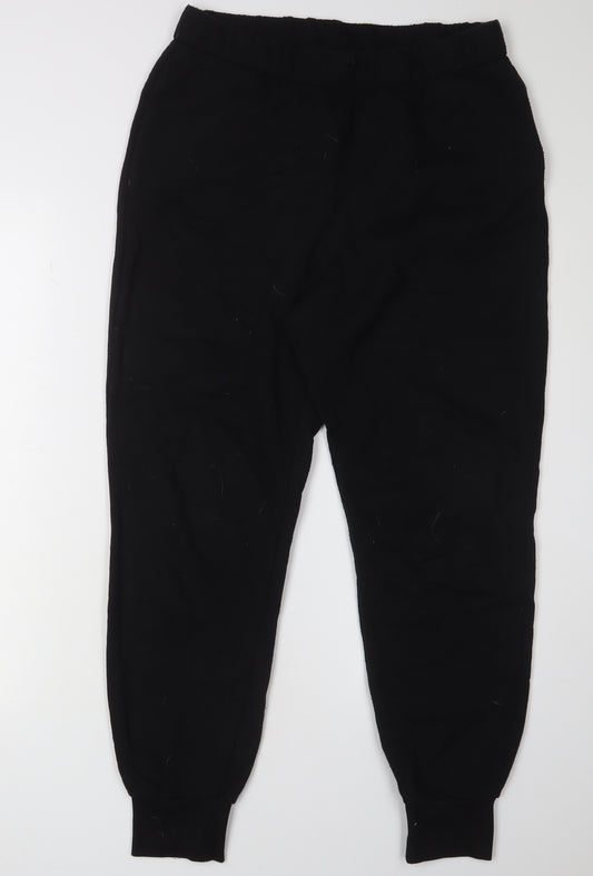 H&M Women's Black Jogger Trousers Size L