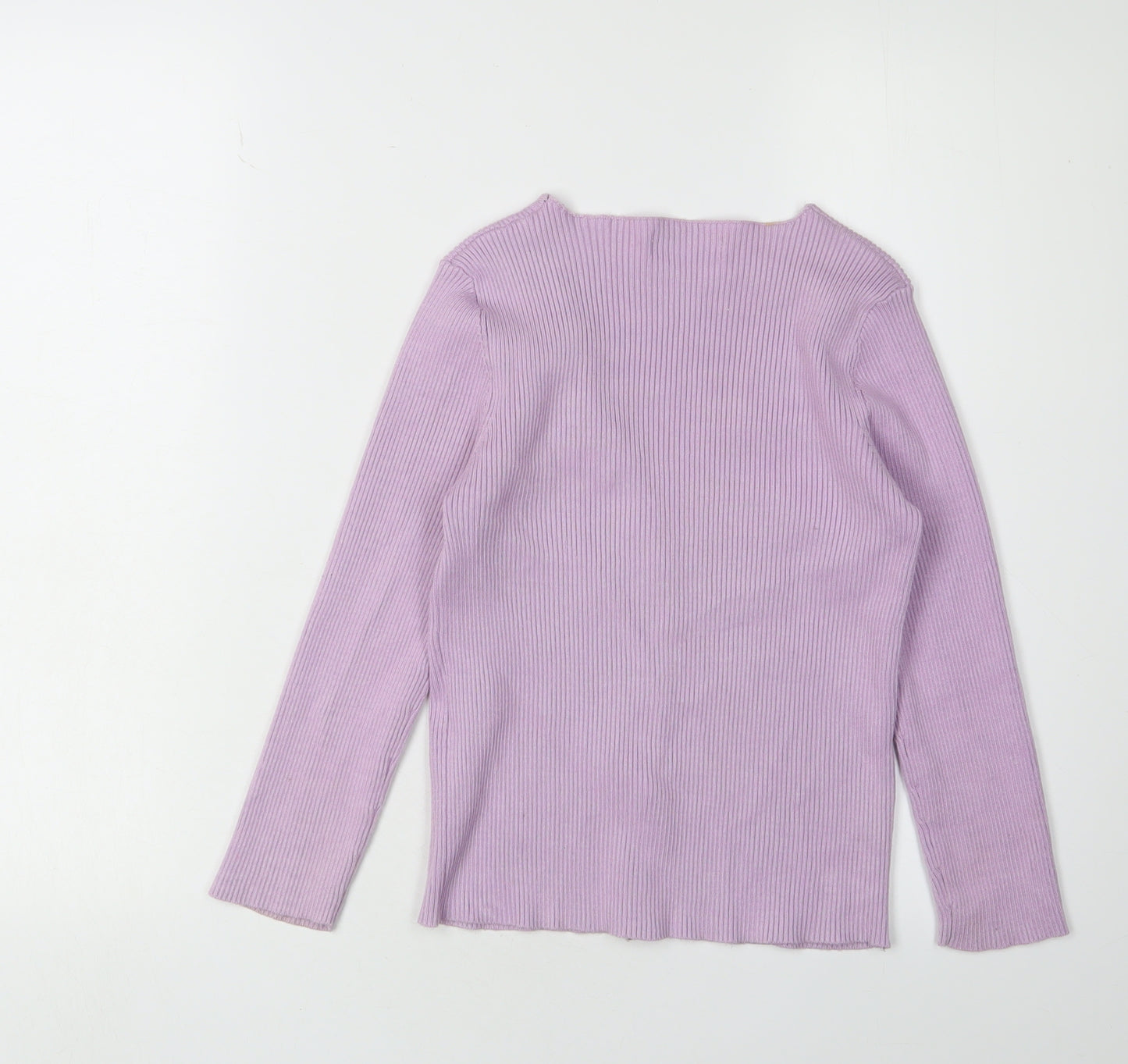 Stradivarius Women's Purple Cardigan S V-Neck