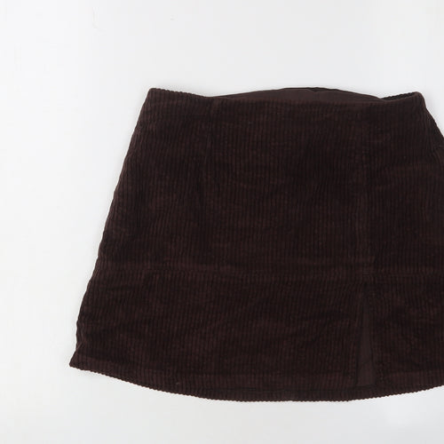 Asos Women's Brown Corduroy Skirt Size 8