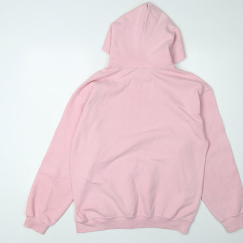 River Island Women's Pink 90s Logo Hoodie, Size M