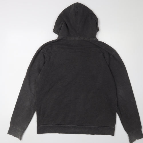 Boohoo Men’s Black Pullover Hoodie Size S
