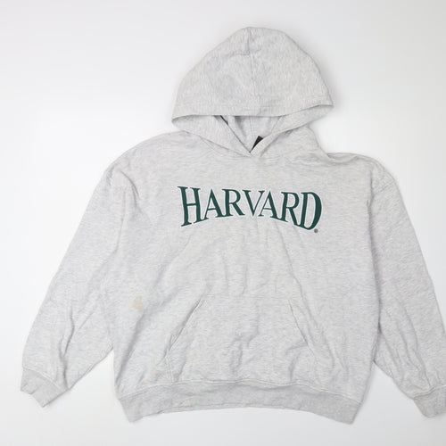 H&M Grey Unisex Hoodie, Size 12, Casual Style