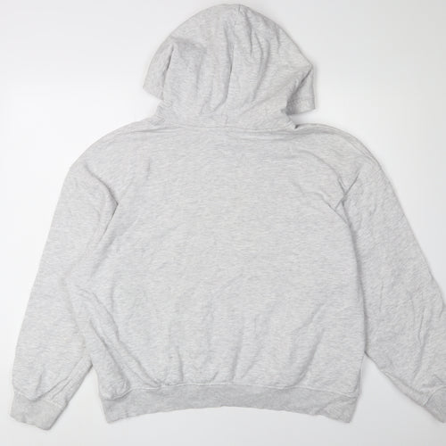 H&M Grey Unisex Hoodie, Size 12, Casual Style