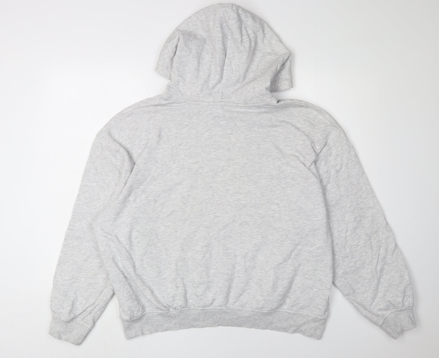 H&M Grey Unisex Hoodie, Size 12, Casual Style