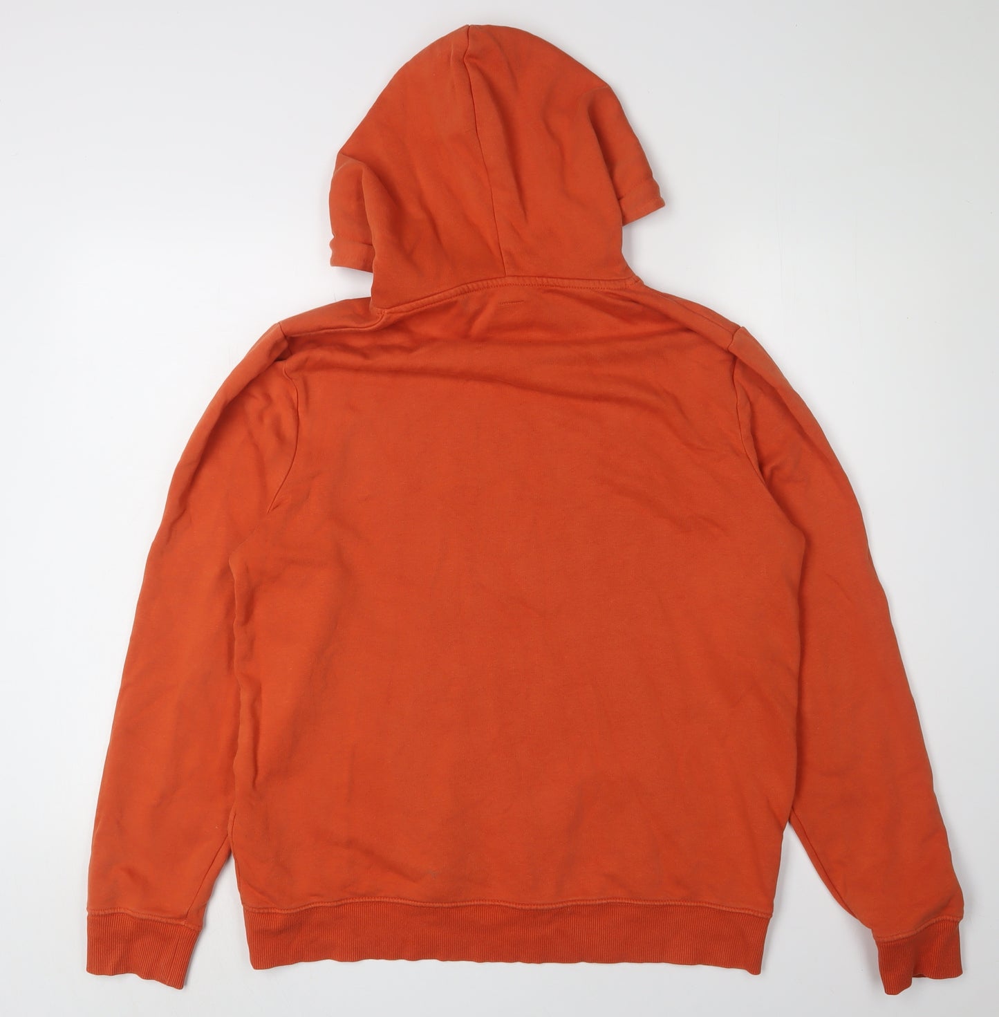 New Look Men's Orange Pullover Hoodie M