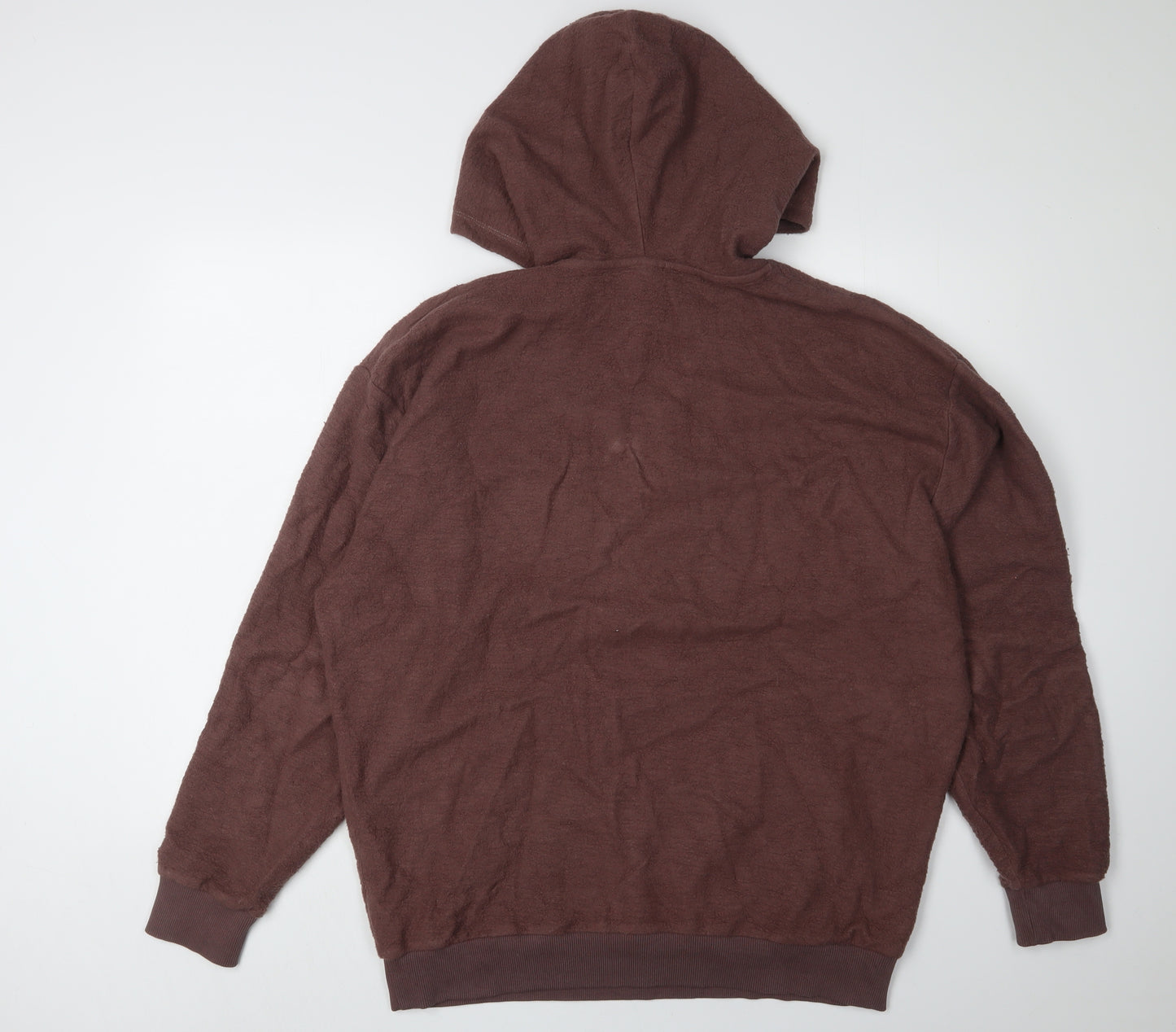 ASOS Design Brown Men's Hoodie M Pullover Graphic