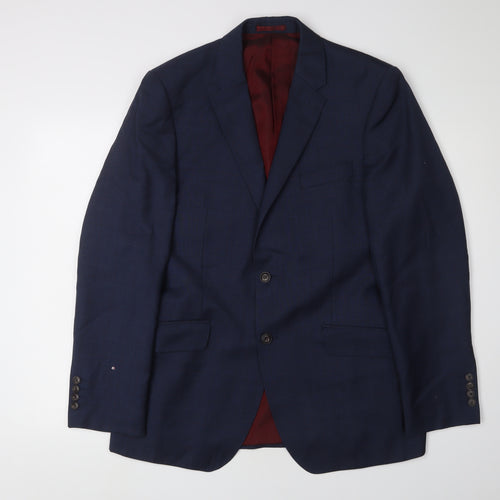 Marks and Spencer Men's Blue Blazer, Size 40R, Classic Jacket