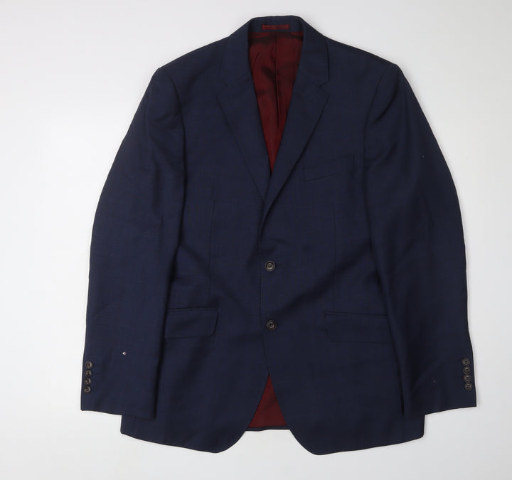 Marks and Spencer Men's Blue Blazer, Size 40R, Classic Jacket