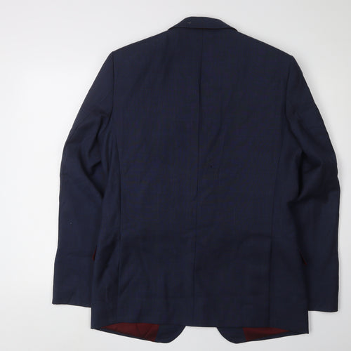 Marks and Spencer Men's Blue Blazer, Size 40R, Classic Jacket