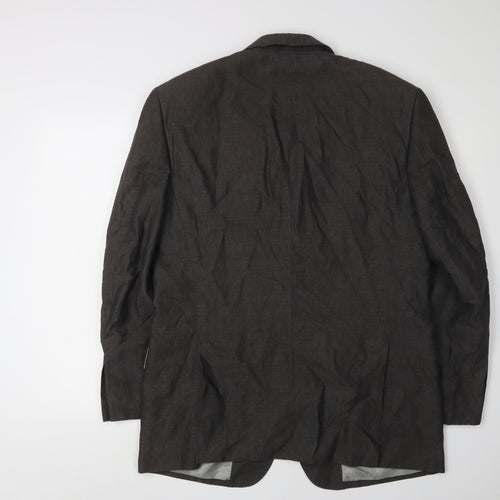 Pierre Cardin Men's Grey Blazer, 50C, Single-Breasted