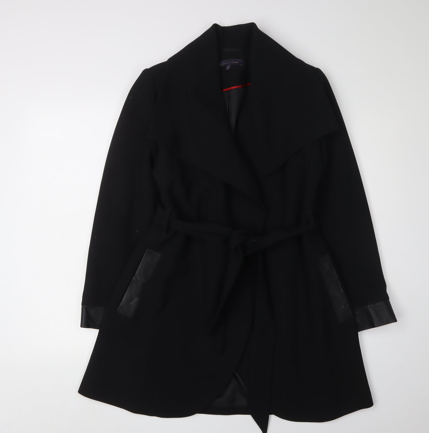 Marks and Spencer Women's Black Winter Overcoat Size 10