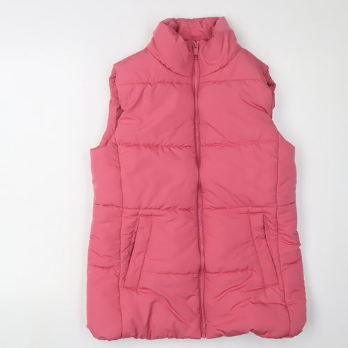 Marks and Spencer Pink Women’s Puffer Waistcoat Size 10