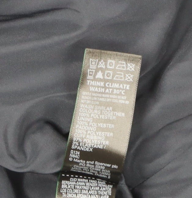 Marks and Spencer Women's Black Puffer Coat Size 18