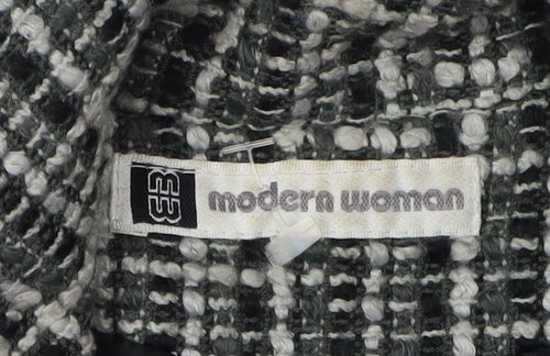 Modern Woman Women's Black Size 8 Bouclé Blazer