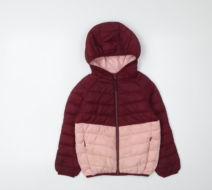 Marks and Spencer Girls Multicoloured Puffer Jacket
