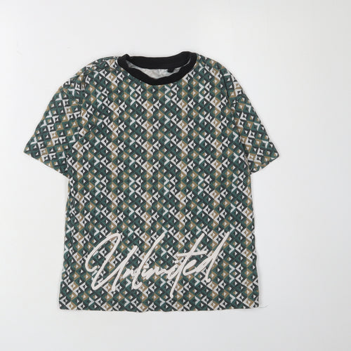 Next Boys Geometric Multicoloured T-Shirt Size 128