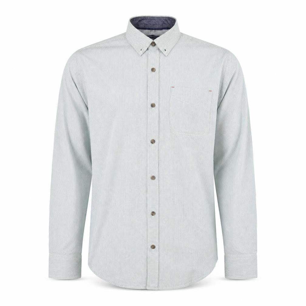 Front view of John Lewis Men's Multicoloured Striped Shirt S