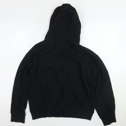H&M Unisex Black Pullover Hoodie XS
