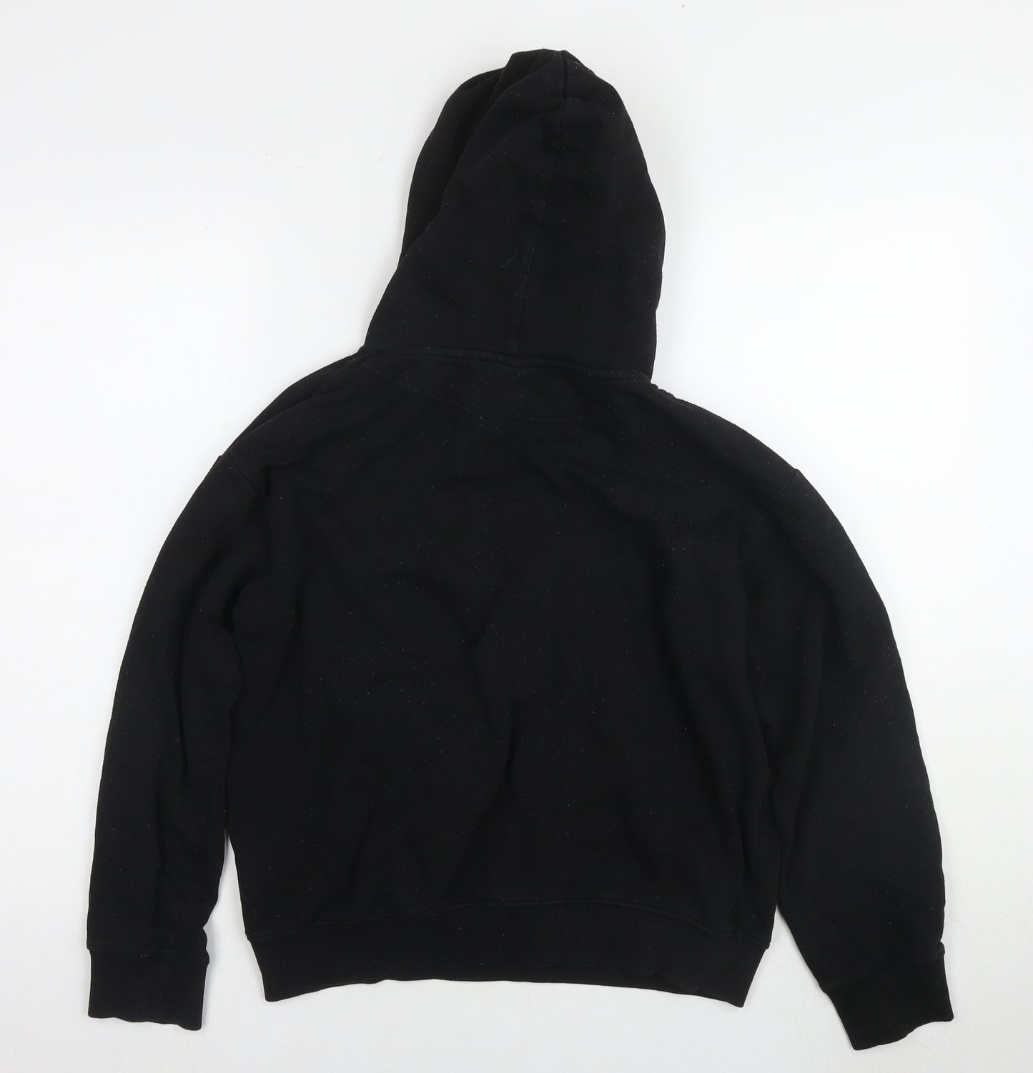 H&M Unisex Black Pullover Hoodie XS