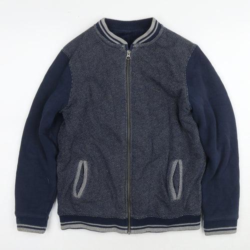 Marks and Spencer Boys Blue Full Zip Sweatshirt Age 11-12